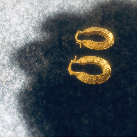 8k gold earrings - Picture 3 of 6